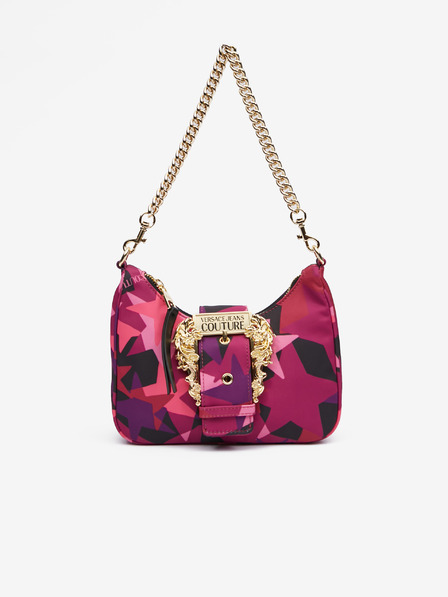 Versace Jeans Couture Tmavě růžová dámská vzorovaná kabelka Versace Jeans Couture Range F Couture