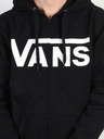 Vans Černá pánská mikina s kapucí VANS