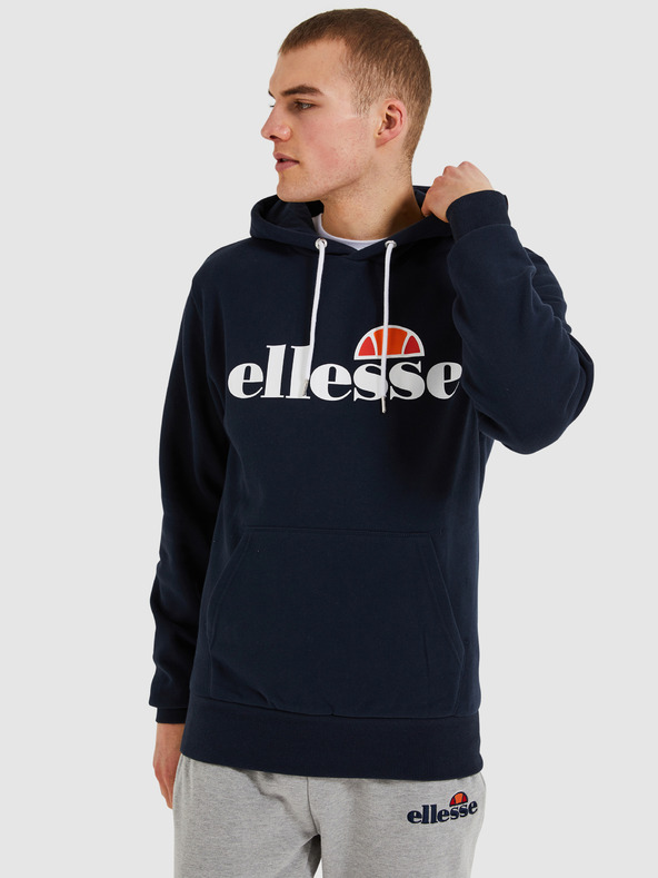Ellesse Tmavě modrá pánská mikina s kapucí Ellesse Gottero