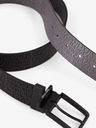 Armani Exchange Černý pánský kožený pásek Armani Exchange