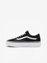 Vans Černé semišové tenisky na platformě VANS Old Skool