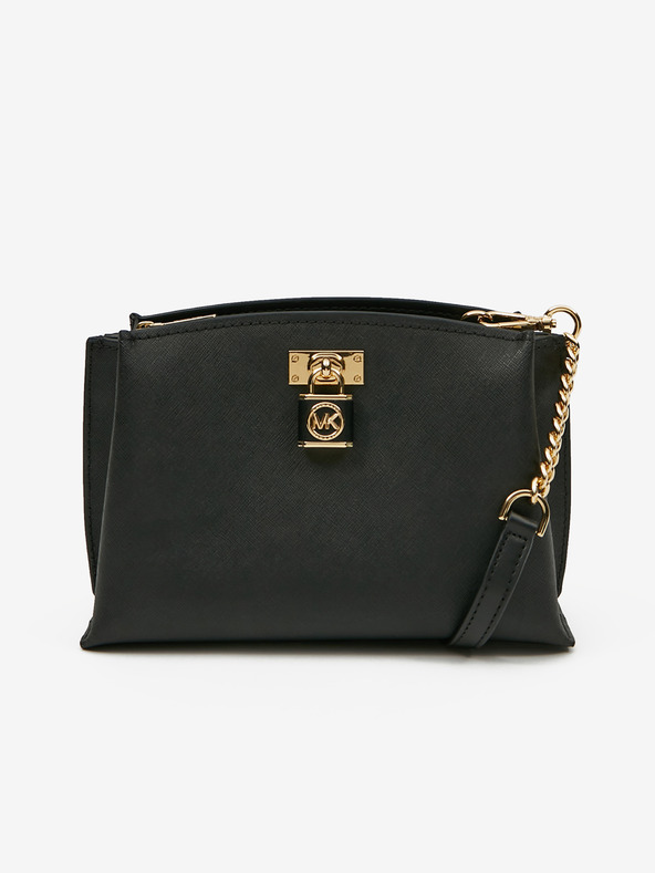 Michael Kors Černá dámská kožená crossbody kabelka Michael Kors Ruby