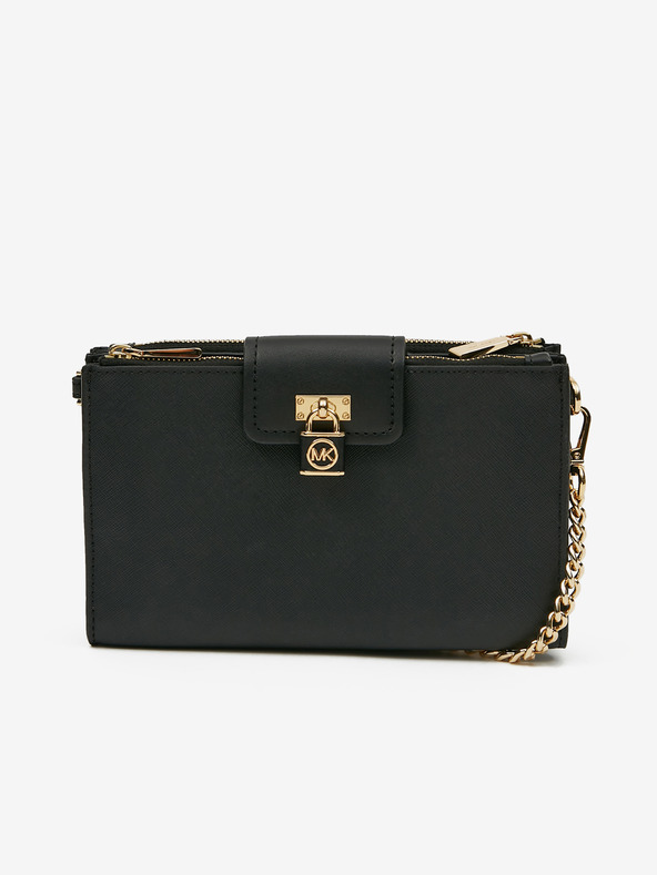 Michael Kors Černá dámská kožená crossbody kabelka Michael Kors Ruby