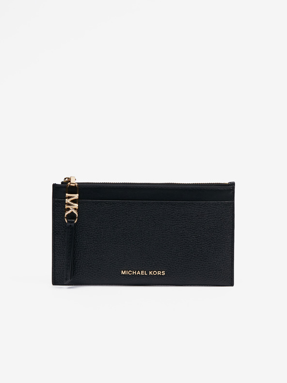 Michael Kors Černé dámské kožené pouzdro na karty Michael Kors Card Case