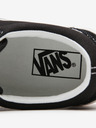Vans Bílo-černé dámské tenisky se semišovými detaily na platformě VANS Old Skool Stacked