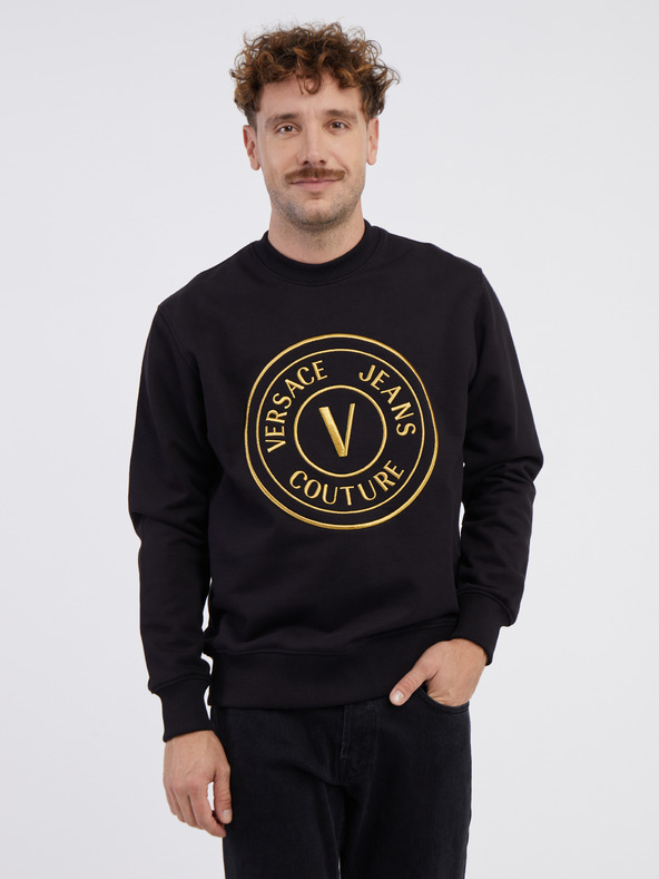Versace Jeans Couture Černá pánská mikina Versace Jeans Couture