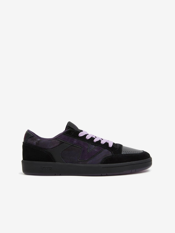 Vans Fialovo-černé pánské tenisky se semišovými detaily VANS Lowland CC