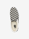 Vans Černo-krémové vzorované slip on tenisky Vans Classic Slip On
