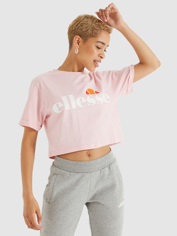 Ellesse Světle růžový dámský crop top Ellesse Alberta