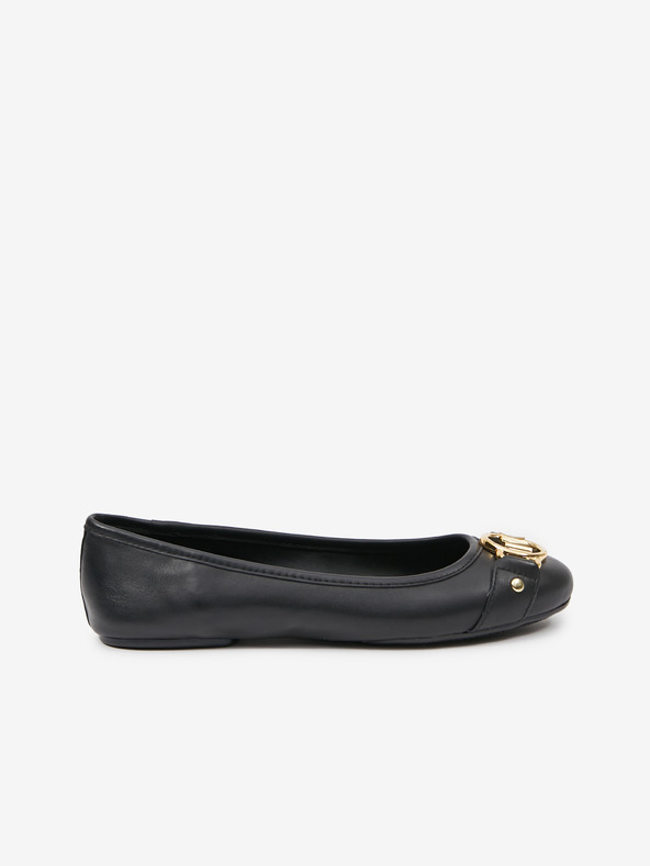 Michael Kors Černé dámské kožené baleríny Michael Kors Rory Ballet