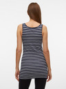 Vero Moda Bílo-modré dámské pruhované basic tílko Vero Moda Maxi