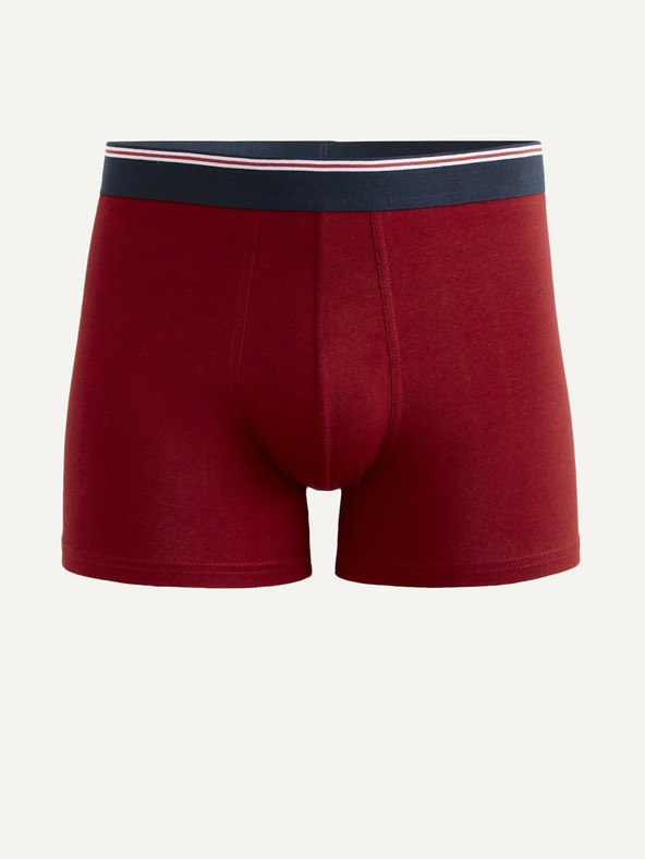 Celio Červené pánské boxerky Celio Mike