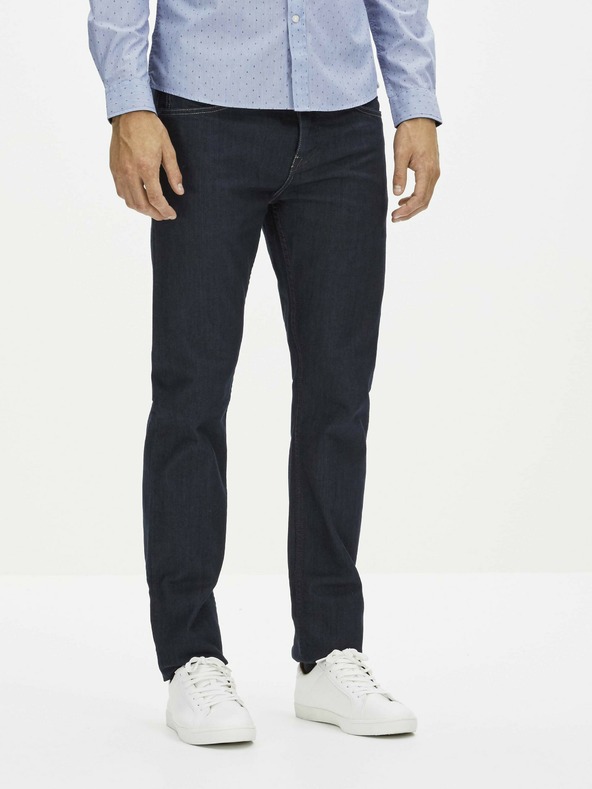 Celio Tmavě modré straight fit džíny Celio Rolisse