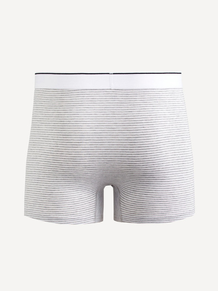 Celio Světle šedé pánské boxerky Celio Mitch