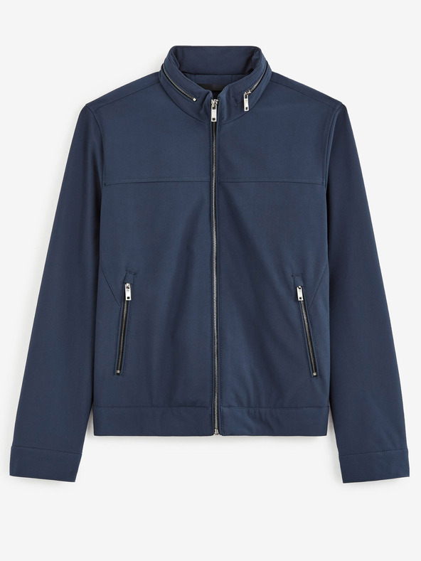 Celio Tmavě modrá pánská nepromokavá bunda Celio Cuprado
