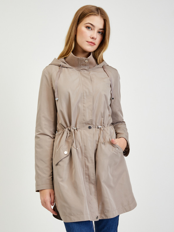 Orsay Světle šedá dámská parka ORSAY