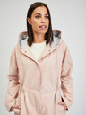 Orsay Světle růžová dámská parka ORSAY