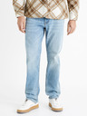 Celio Světle modré pánské straight fit džíny Celio C15 Dostra15