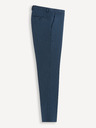 Celio Modré pánské oblekové kalhoty Celio Doarmure