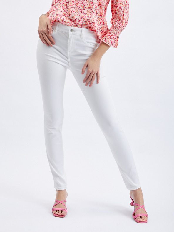 Orsay Bílé dámské skinny fit džíny ORSAY