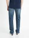 Celio Tmavě modré pánské straight fit džíny Celio Forum5