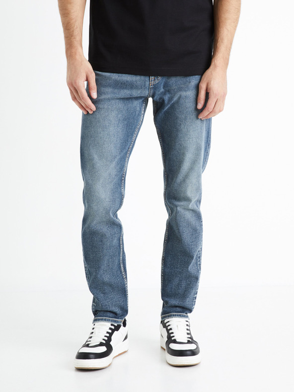 Celio Modré pánské slim fit džíny Celio Foslim