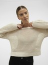 Vero Moda Béžový dámský svetr Vero Moda Madera