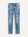 Celio Modré pánské slim fit džíny Celio Gostroy