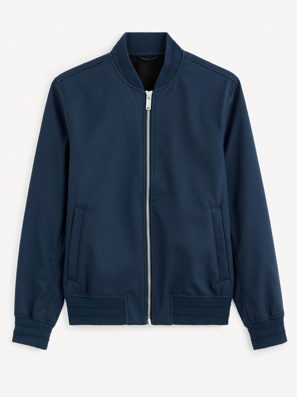 Celio Tmavě modrý pánský bomber Celio Gunewbomb