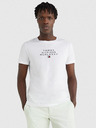 Tommy Hilfiger Bílé pánské tričko Tommy Hilfiger