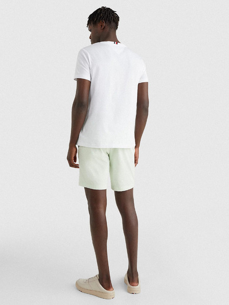 Tommy Hilfiger Bílé pánské tričko Tommy Hilfiger