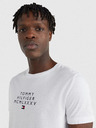 Tommy Hilfiger Bílé pánské tričko Tommy Hilfiger