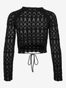 Vero Moda Černý dámský svetr Vero Moda Fabienne