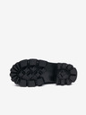 Steve Madden Černé dámské kožené mokasíny Steve Madden Motoride Loafer
