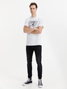 Vans Bílé pánské tričko s potiskem VANS Full Patch