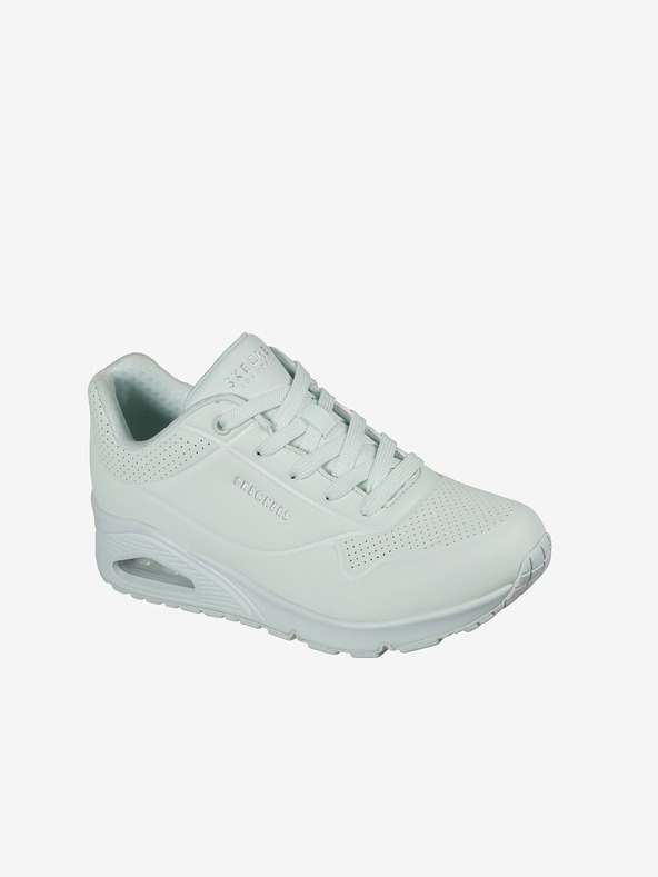 Skechers Zelené dámské tenisky na klínku Skechers Uno - Frosty Kicks