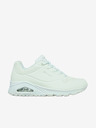 Skechers Zelené dámské tenisky na klínku Skechers Uno - Frosty Kicks