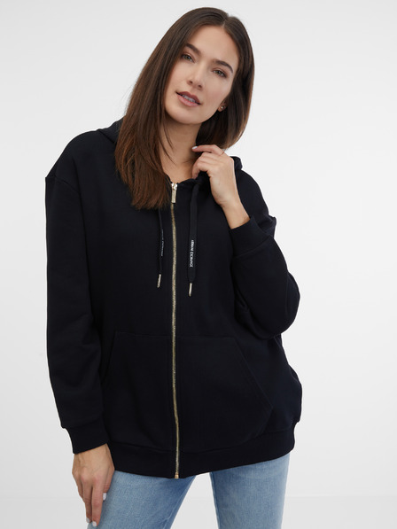 Armani Exchange Černá dámská mikina s kapucí Armani Exchange