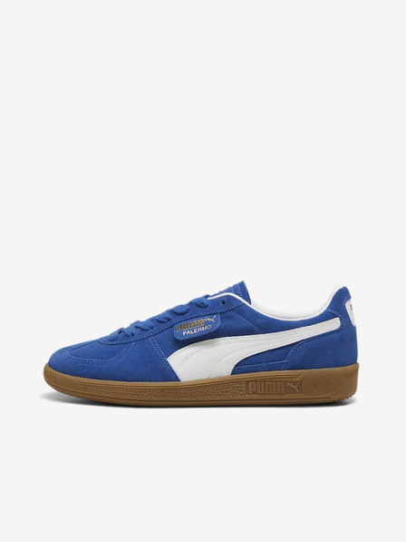 Puma Modré pánské semišové tenisky Puma Palermo
