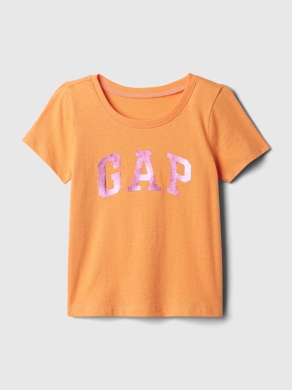 GAP Baby tričko s metalickým logem GAP