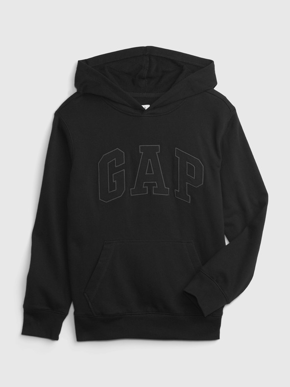 GAP Dětská mikina s logem a kapucí GAP