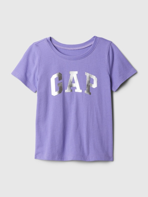 GAP Baby tričko s metalickým logem GAP