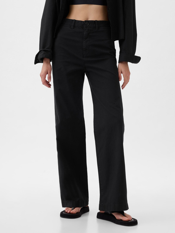GAP Kalhoty high stride wide leg GAP