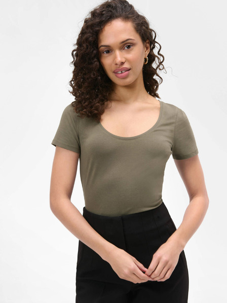Orsay Khaki basic tričko ORSAY