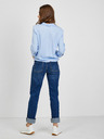 Orsay Modré dámské straight mid waist džíny ORSAY