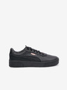 Puma Černé dámské kožené tenisky Puma Carina 2.0 Lux