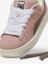 Puma Starorůžové dámské semišové tenisky Puma SUEDE XL