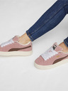 Puma Starorůžové dámské semišové tenisky Puma SUEDE XL