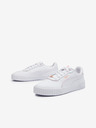 Puma Bílé dámské kožené tenisky Puma Carina 2.0 Lux