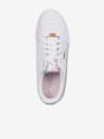 Puma Bílé dámské kožené tenisky Puma Carina 2.0 Lux